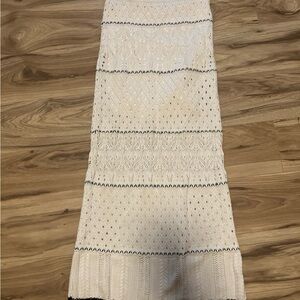 Pink Republic Cream Lace Maxi Skirt